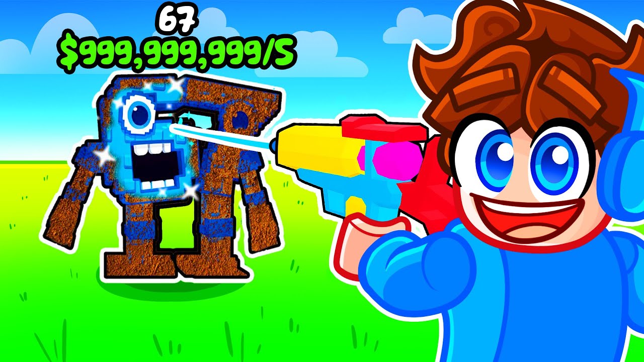 Čistím ŠPINAVÉ BRAINROTY, abych vydělal MILIONY v Robloxu!