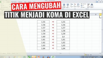 Cara Cepat Mengubah Titik Menjadi Koma di Microsoft Excel