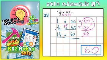 2018 KS2 Maths SATS Arithmetic Paper 1 Q33