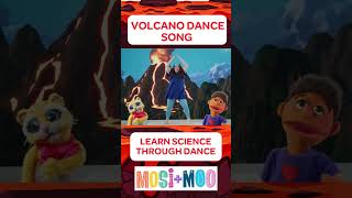 Volcano Dance Party for Kids | Educational Action Video | Easy Science Made Fun #shorts