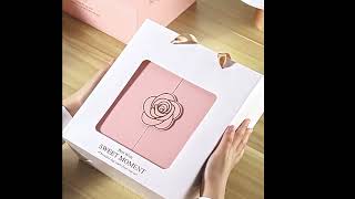 Elegant Pink Gift Box Packaging | Premium Custom Packaging Design