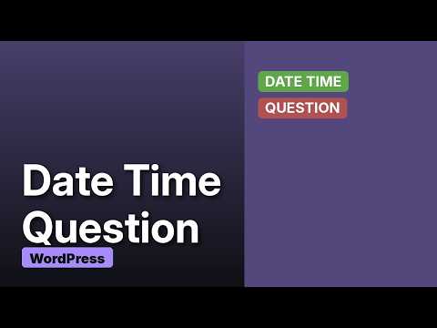 Wordpress: How can I display the current time? (3 Solutions!!)