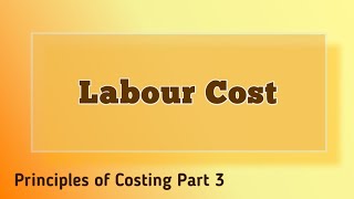 AAT Level 2: Principles of Costing - Labour Cost Wealth