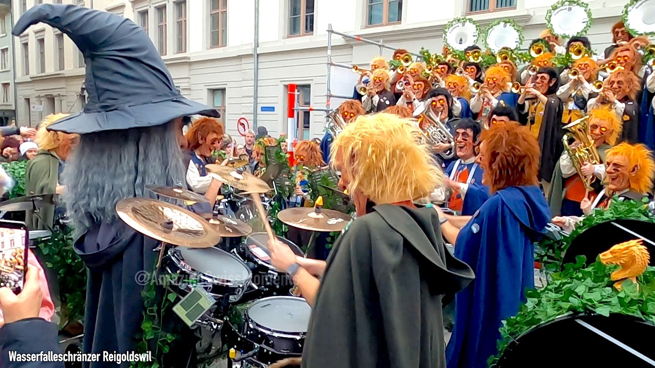 Guggenmusik Wasserfalleschränzer 2026 – Explosive Concert at Fasnacht Liestal