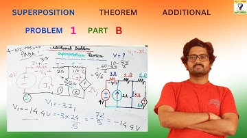 Superposition theorem additional problem 1 part B