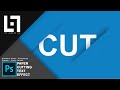 Photoshop Tutorial || Paper cut || Text Under the Paper Effects || Tutorial || The Learning Hub 2017