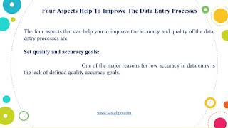 Four Ways To Improve The Quality Of Online Data Entry Services