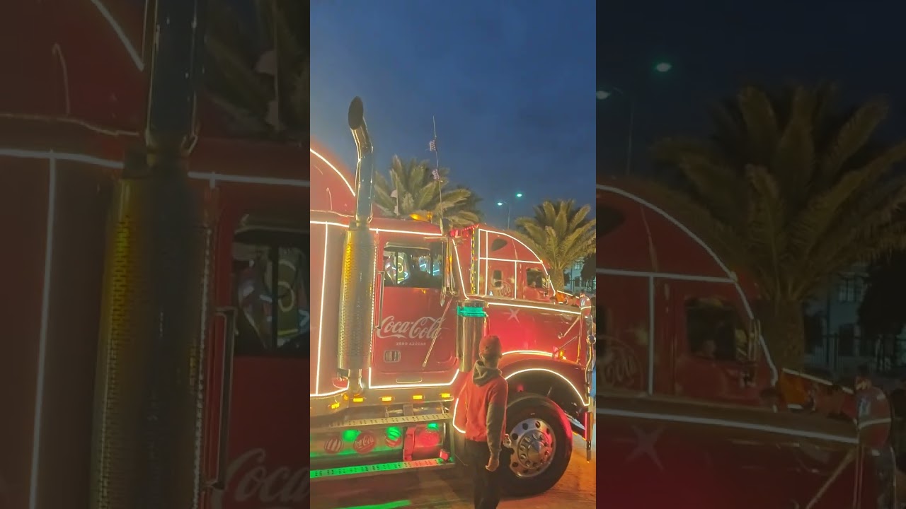 Caravana navidad 2025 coca cola zero