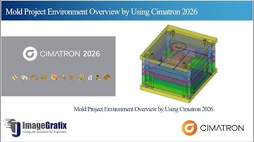 Mold Project Environment Overview by Using Cimatron 2026 | Layout | Parting Face and Attributes | SJ
