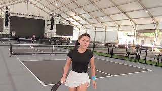 Justin w Angie Bong, Indonesia Top Player, Pickleball Singles, April 30, 2025
