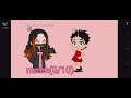 Nezuko react my ocs gachademon slayer  wolf girl lillian art  part 1