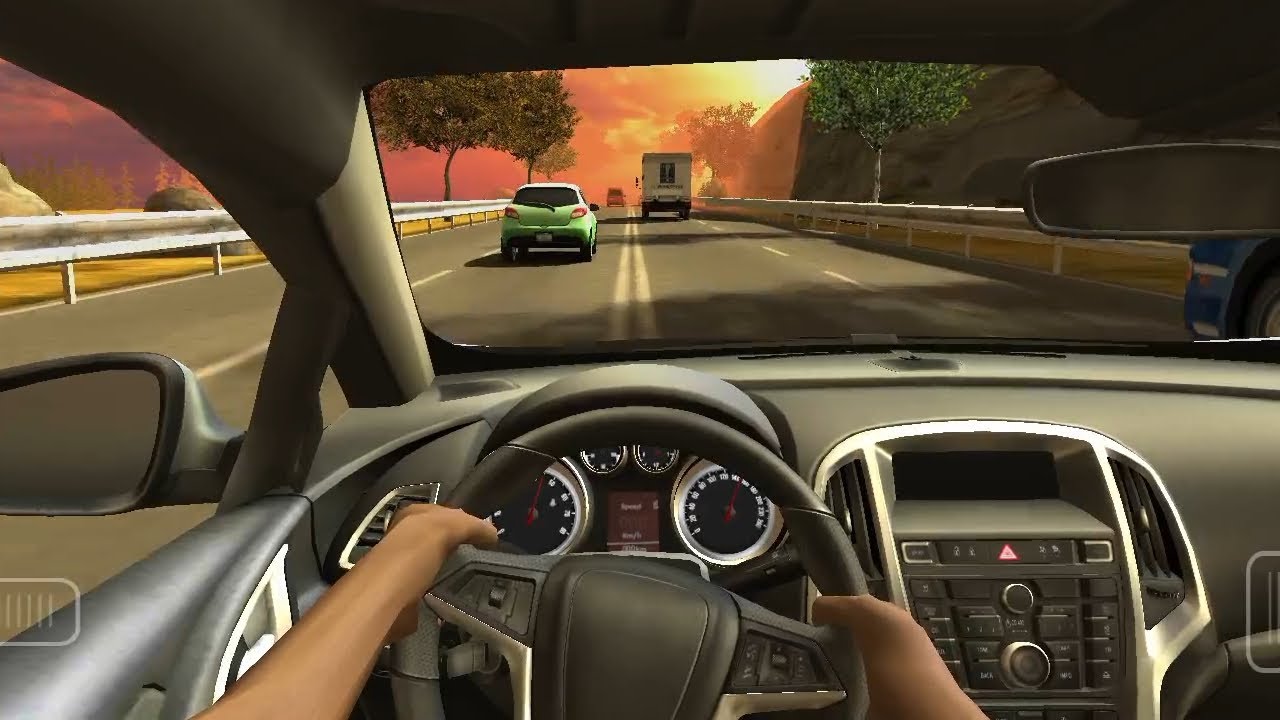 Racing in Car 2 New Update Gameplay | Crazy Traffic Mode 🚗