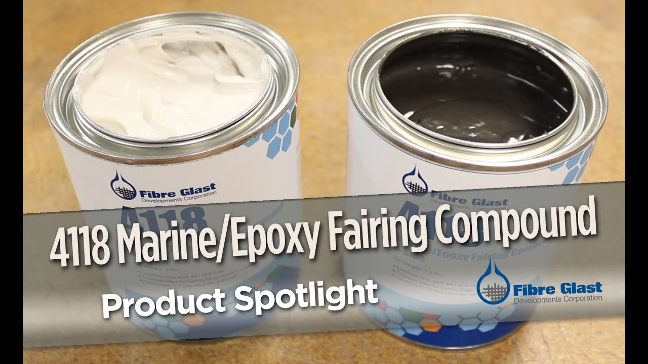 Fibre Glast Marine Epoxy Fairing Compound - Quart Kit