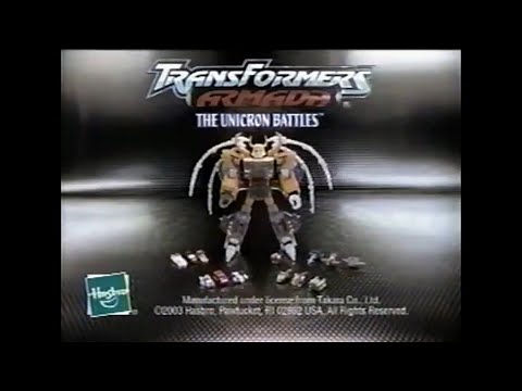 Transformers Armada Unicron 15s Commercial (New copy)