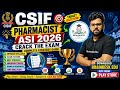 CSIF Pharmacist ASI 2026 Strategy | 100% Selection Roadmap 🔥| Complete Preparation Guide💯