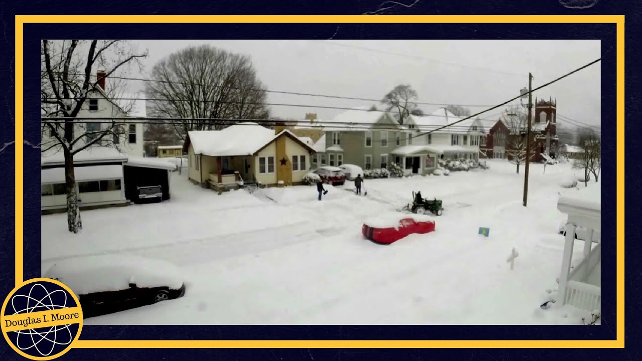 Snow Time Lapse of Winter Storm Jonas blizzard of 2016, Williamstown ...