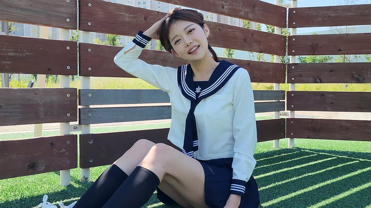 [4k]일본감성 세라복입고 나가봤어요:) 코스프레 룩북!! - YouTube