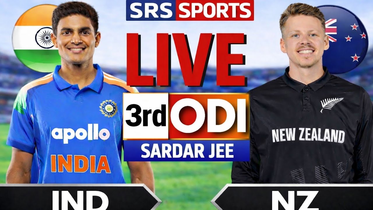🇮🇳 India vs New Zealand 🇳🇿 | 3rd ODI Live Streaming | IND vs NZ LIVE ...