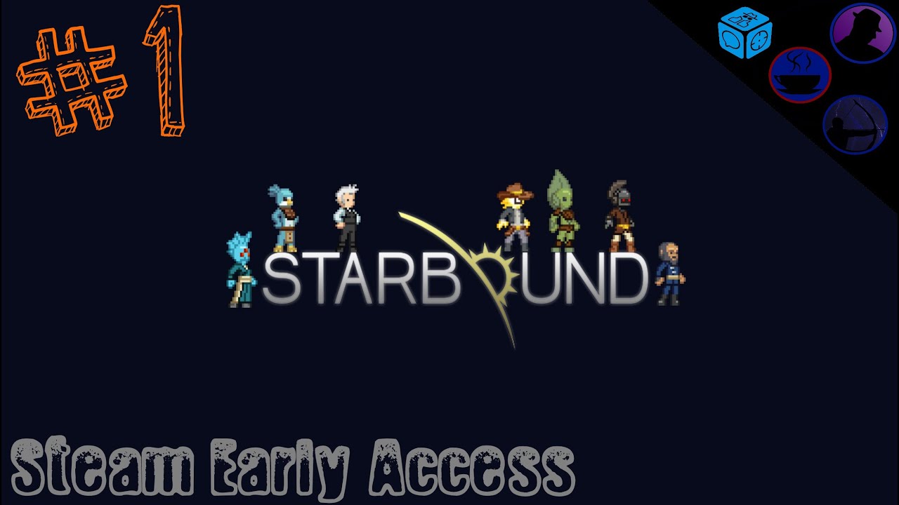Let's Play Starbound Co-Op - (EA) - Ep. 1 - The Yakuza Triads!