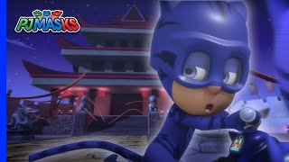 pj masks episode santa and the pj masks vs romeo cartoons for kids