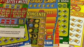 GRATTA E VINCI vip con Super 7 e Mezzo, Turbo Cash, 100X e altro
