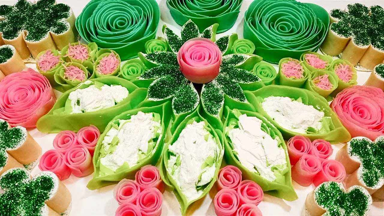 ASMR Soap | Starch Box with Starch | Soap roses | Satisfying Video