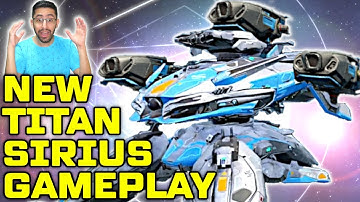 New Healing TITAN SIRIUS First Time Ever! On The Test Server | War Robots Gameplay WR