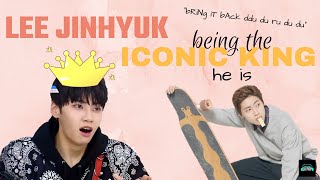 Lee Jinhyuk being the ICONIC KING he is (produce era)