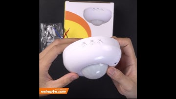 Công tắc cảm biến chuyển động hồng ngoại, ánh sáng thông minh 220V (HN1L) #Shorts