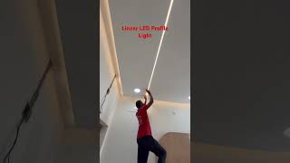 Linear LED Profile Light installation #builders #interiordesign #home #electrician #kitchen