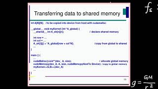 Shared memory  in GPU