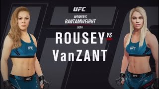 Ronda Rousey Vs Paige Vanzant Ufc