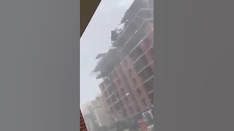 Fuerte vendaval en Barranquilla genera estragos  - Telemedellín