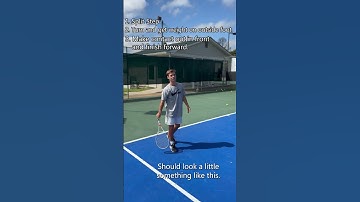 How to return a serve in tennis.