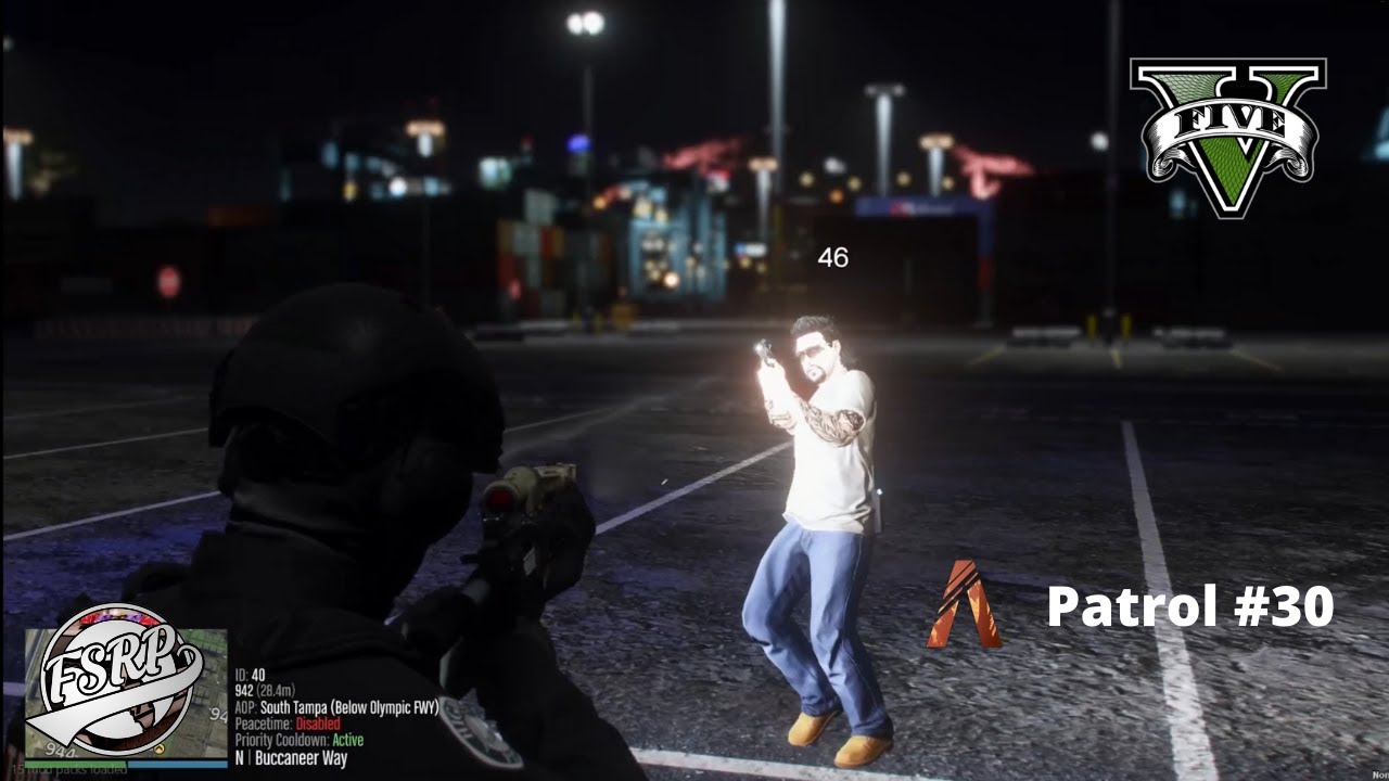 Suspect Traps Himself On top of Crane - Florida State RP #30 FIVEM