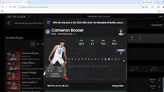 A Scuffed 2026 NBA Mock Draft…