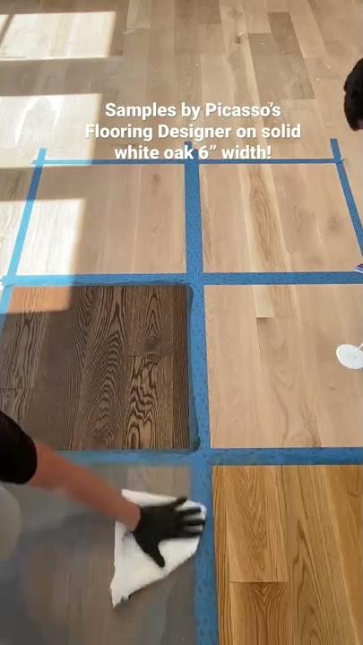 Testing Minwax Stain Colors For Hardwood Floor - Addicted 2 Decorating®