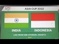 India vs indonesia hockey 2022  full highlights 16 0