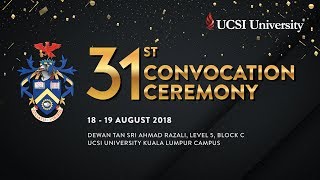 31st Convocation Ceremony 19 August