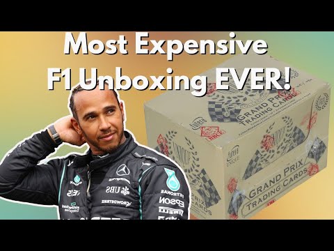 The Most Expensive F1 Card Unboxing Ever! - YouTube