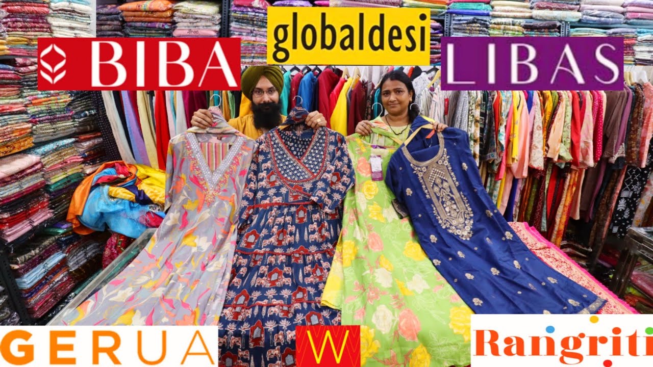 BIBA LIBAS KURTI WHOLESALE MARKET कुर्ती प्लाजो सेट 😍 ZENIRVANA , W , RANGRITI , SOCH 🔥