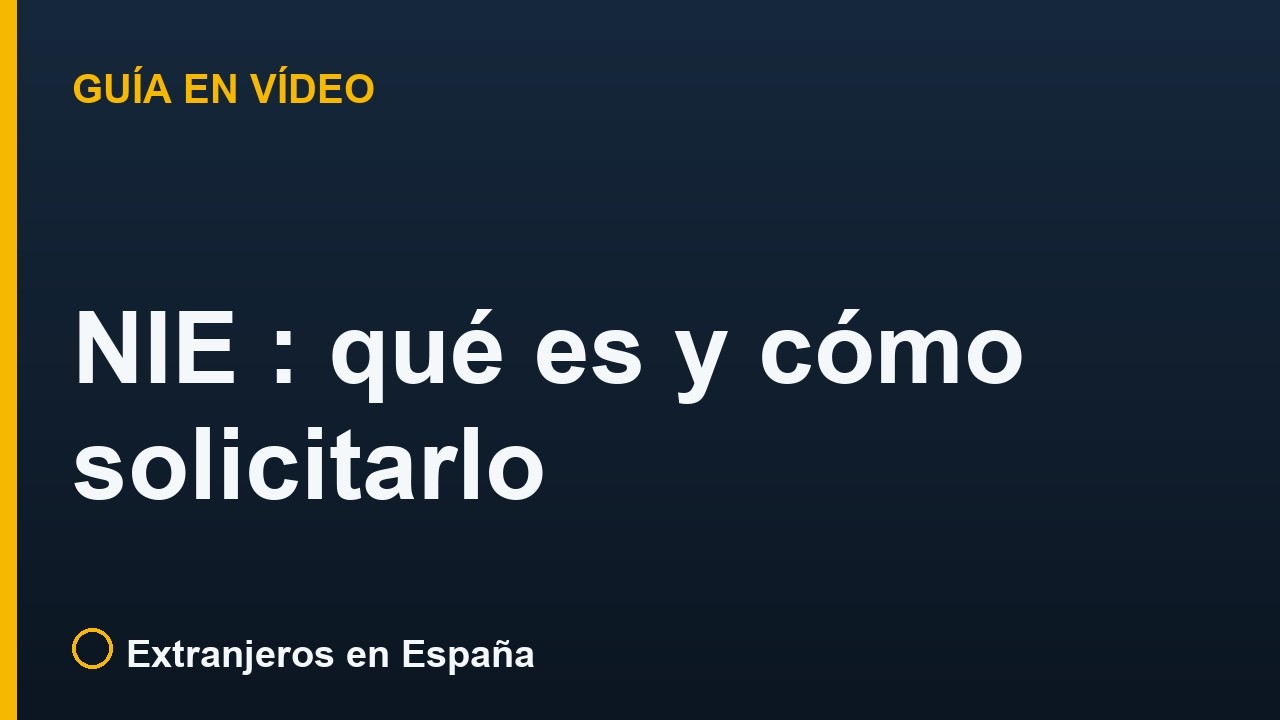 NIE (Número de Identidad de Extranjero): qué es y cómo solicitarlo