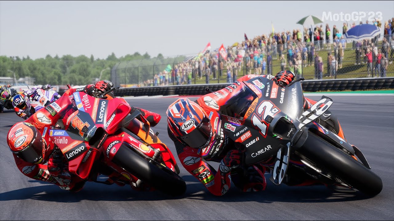duel bagnaia vs vinales motogp assen belanda - YouTube