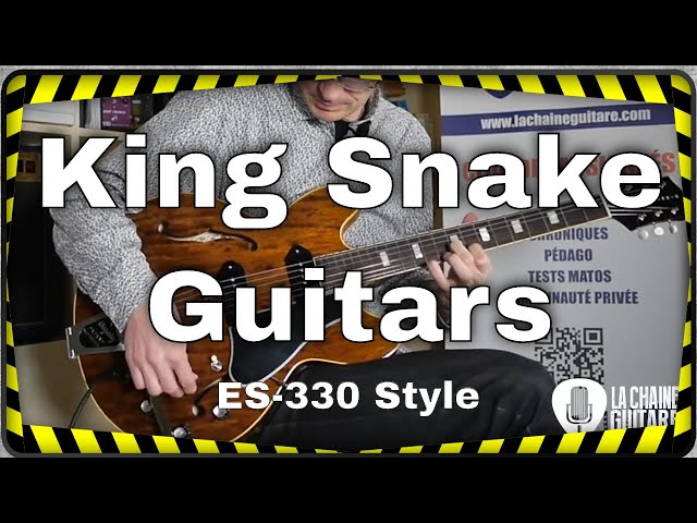 ギター King snake Smith ES-330 King Snake Smith - ES-330 style - YouTube