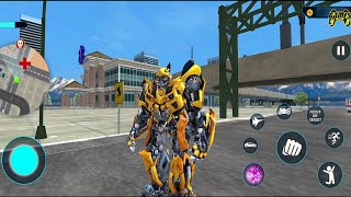 Bumblebee Multiple Transformation Jet Robot Car Game 2020 - Android Gameplay FHD