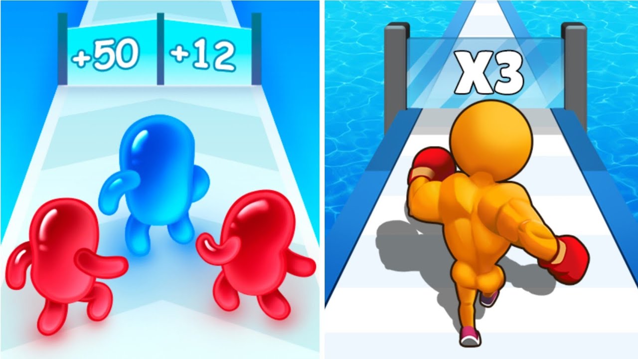 Looking good 🎖️🏃 Level up runner Vs Join blob clash 3D Android ios ...