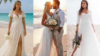 2025 Most Breathtaking Beach Wedding Dresses