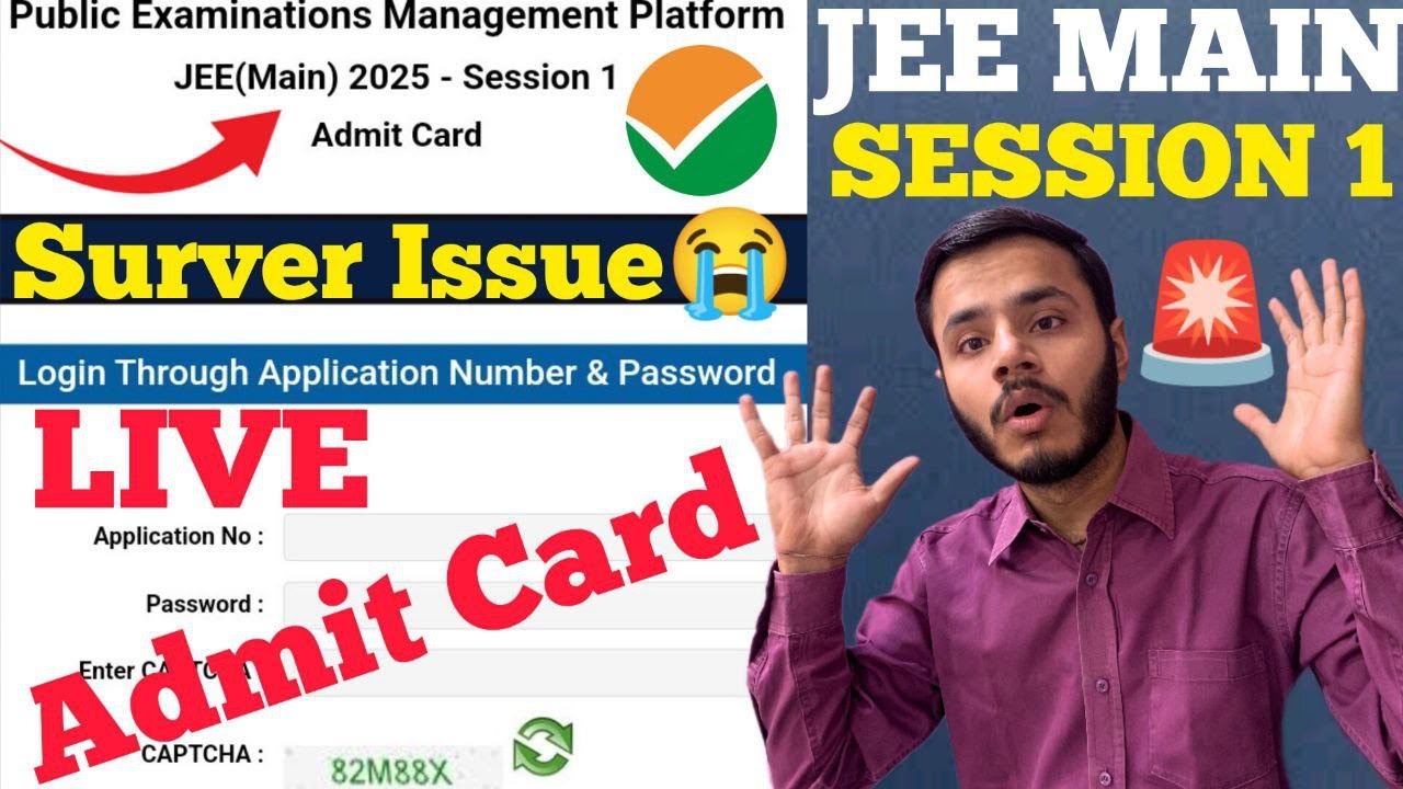 jee main jan 2025 admit card live check now🚨|Jee Mains 2025 session 1 ...