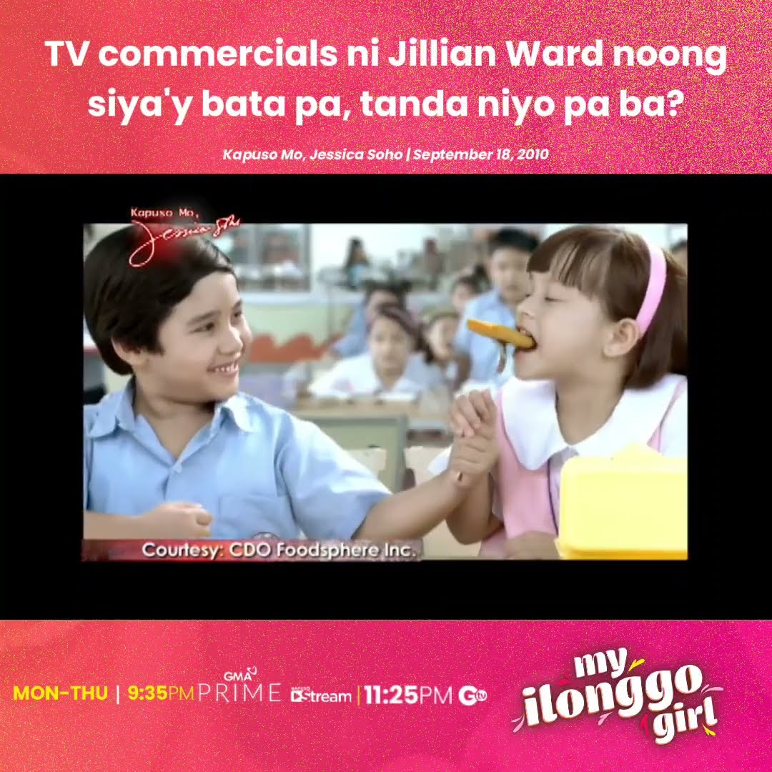 TV commercials ni Jillian Ward noong siya’y bata pa, tanda n’yo pa ba? | My Ilonggo Girl