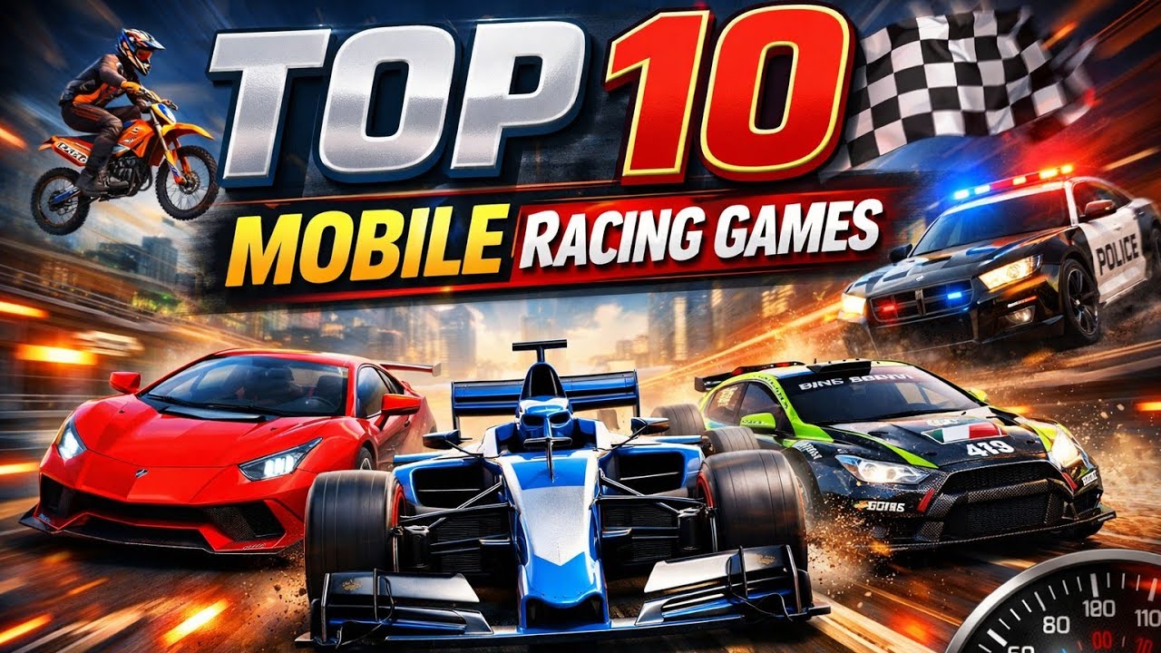 TOP 10 Best RACING GAMES For Android & iOS - YouTube
